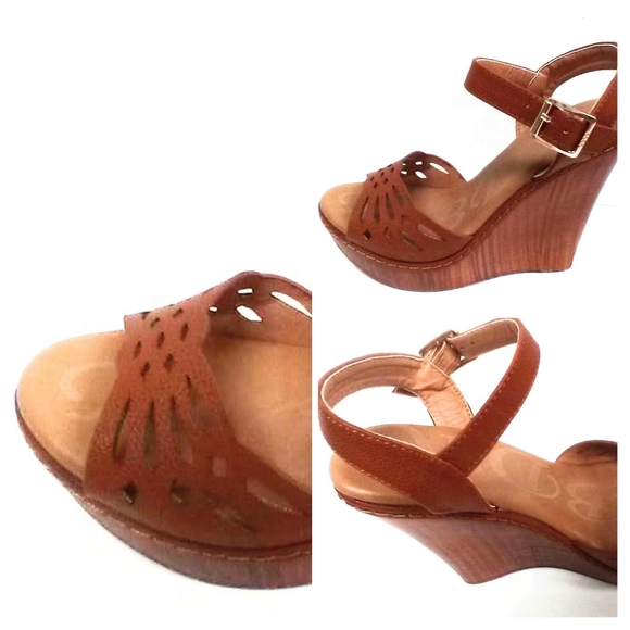NEW! Tan Wedge Heels! - Picture 8 of 8